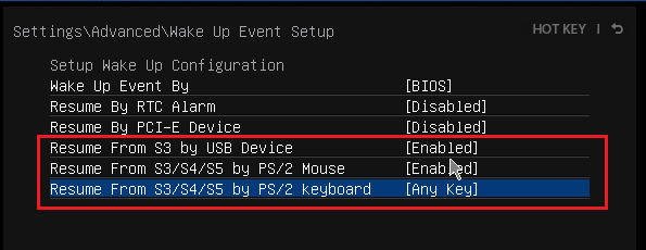 Wake Sleep Keyboard